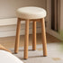 Borna Natural Solid Rubber Wood Dressing Stool | Oak Furniture Store