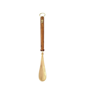 Brass Wood Shoe Horn Large LTSSF0129 - Oak Furniture Store