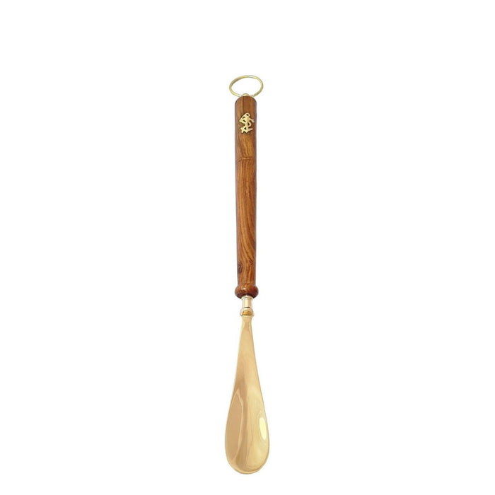 Brass Wood Shoe Horn Large LTSSF0129