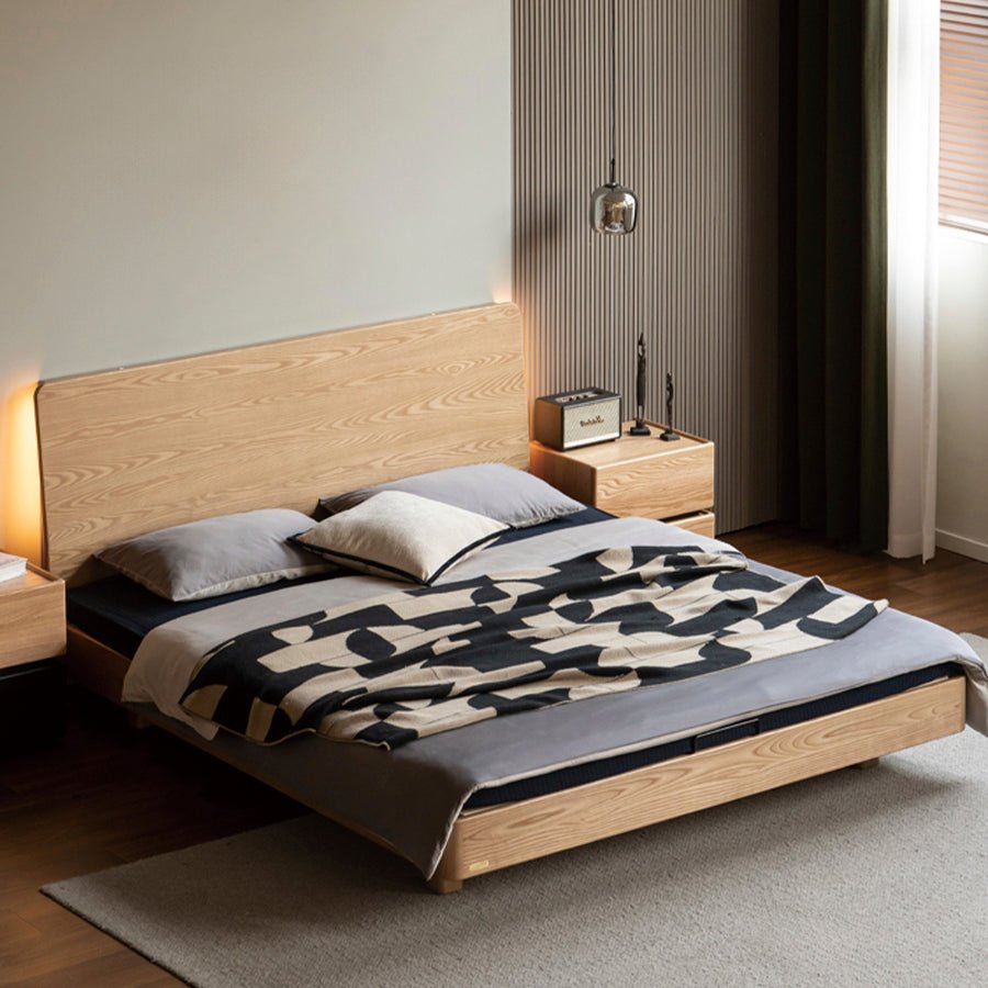 Bray Natural Solid Ash Bed Frame | Oak Furniture Store