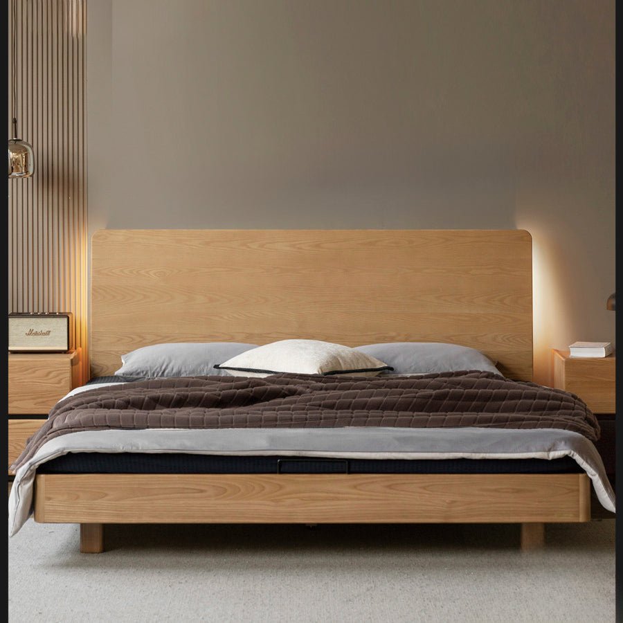 Bray Natural Solid Ash Bed Frame | Oak Furniture Store
