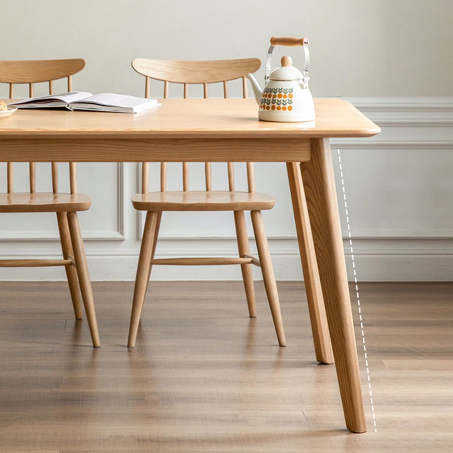 Bremen Natural Solid Ash Dining Table