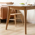 Bremen Natural Solid Oak Extending Dining Table with Ceramic Top
