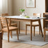 Bremen Natural Solid Oak Extending Dining Table with Ceramic Top