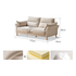 Bronte Pet-Proof Fabric Sofa
