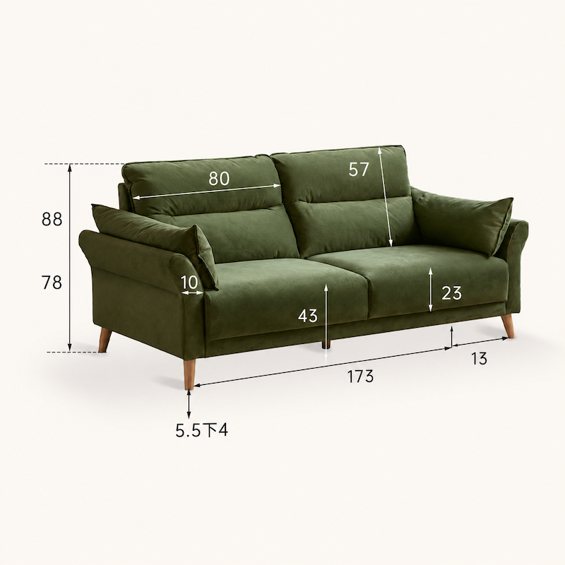 Bronte Pet-Proof Fabric Sofa