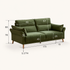 Bronte Pet-Proof Fabric Sofa