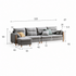 Caronia Fabric Sofa