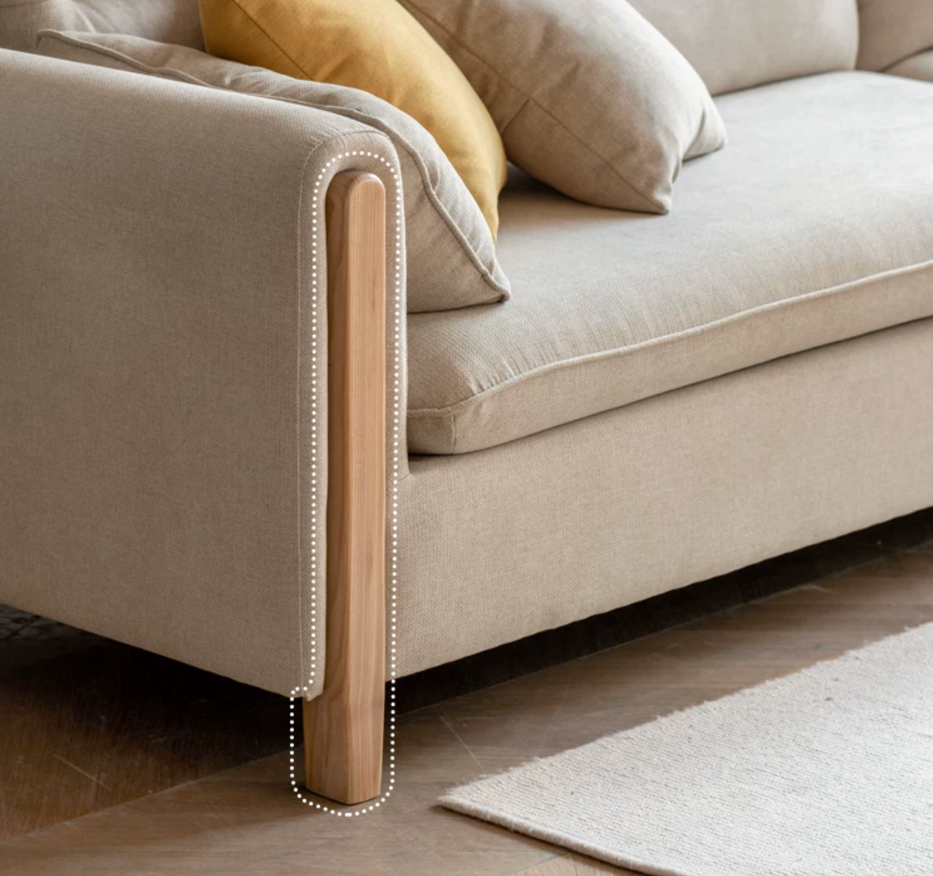 Caronia Fabric Sofa
