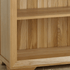 Chamfer Natural Solid Oak Small Bookcase - Oak Furniture Store