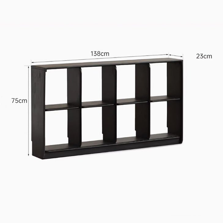 Charcoal Natural Solid Oak Modular Wall Shelves - Oak Furniture Store
