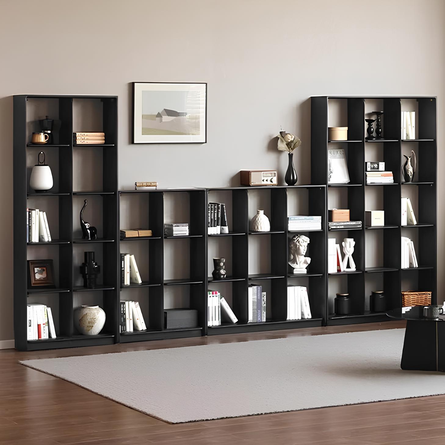 Charcoal Natural Solid Oak Modular Wall Shelves | Oak Furniture Store