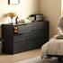 Charcoal Solid Oak Chest of 9 Drawers