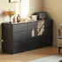 Charcoal Solid Oak Chest of 9 Drawers