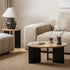 Charcoal Solid Ash Coffee Table Set