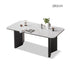 Charcoal Solid Oak Dining Table with Ceramic Top