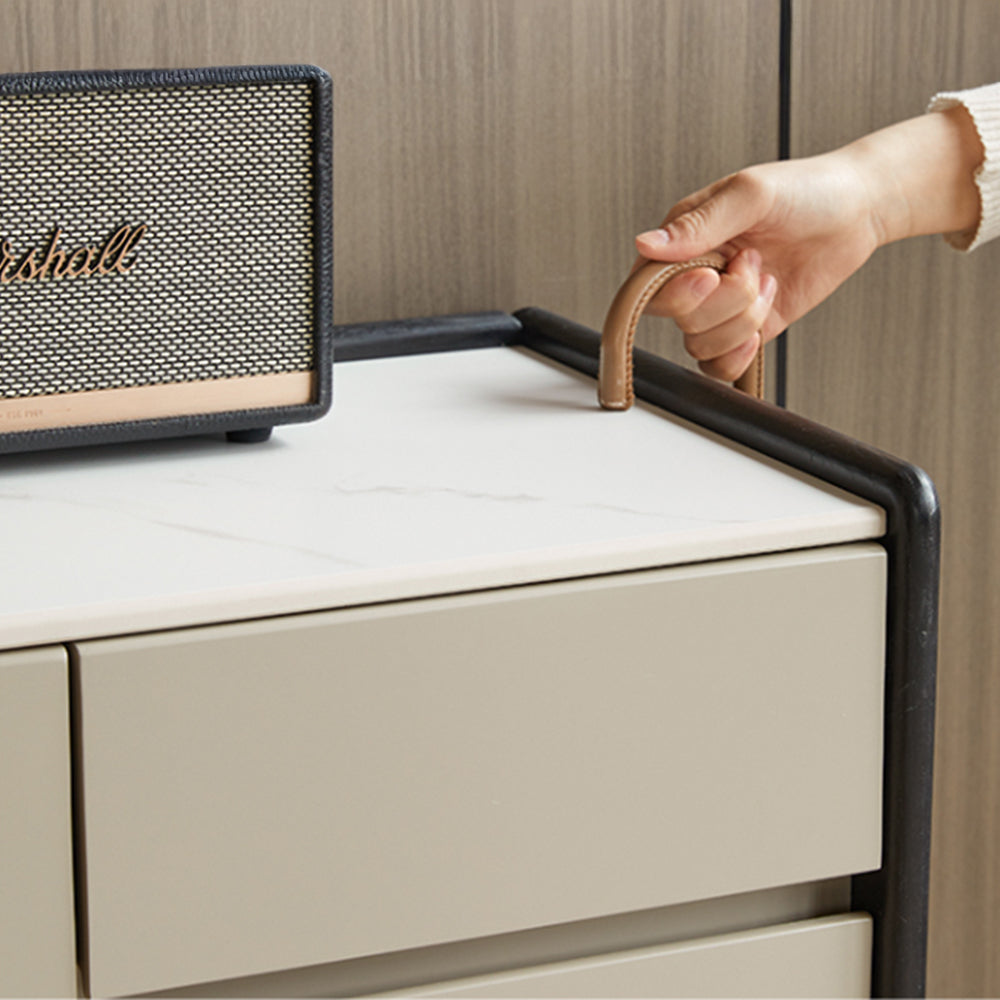 Charcoal Solid Oak Shoe Cabinet