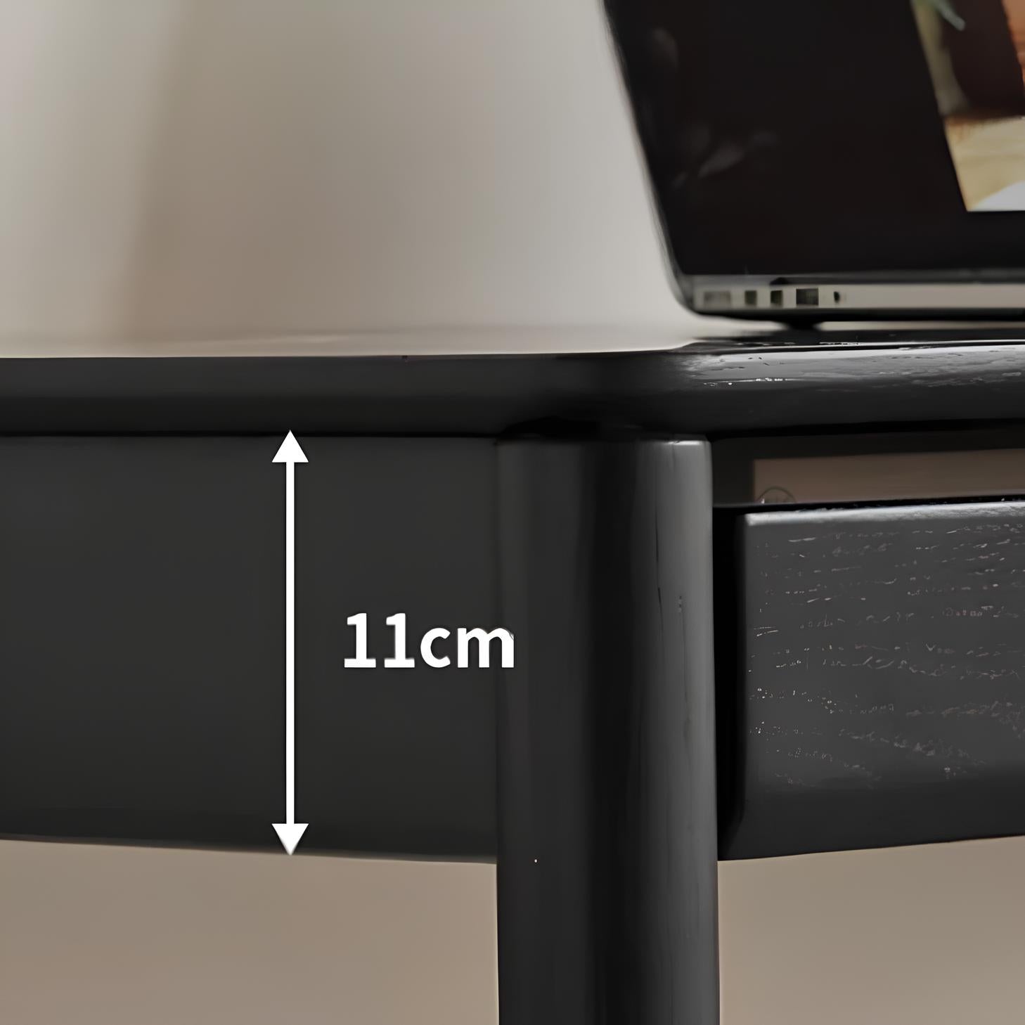 Charcoal Solid Oak Writing Desk | Oak Furniture Store