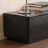 Charcoal Solid Rubber Wood Entertainment Unit | Oak Furniture Store