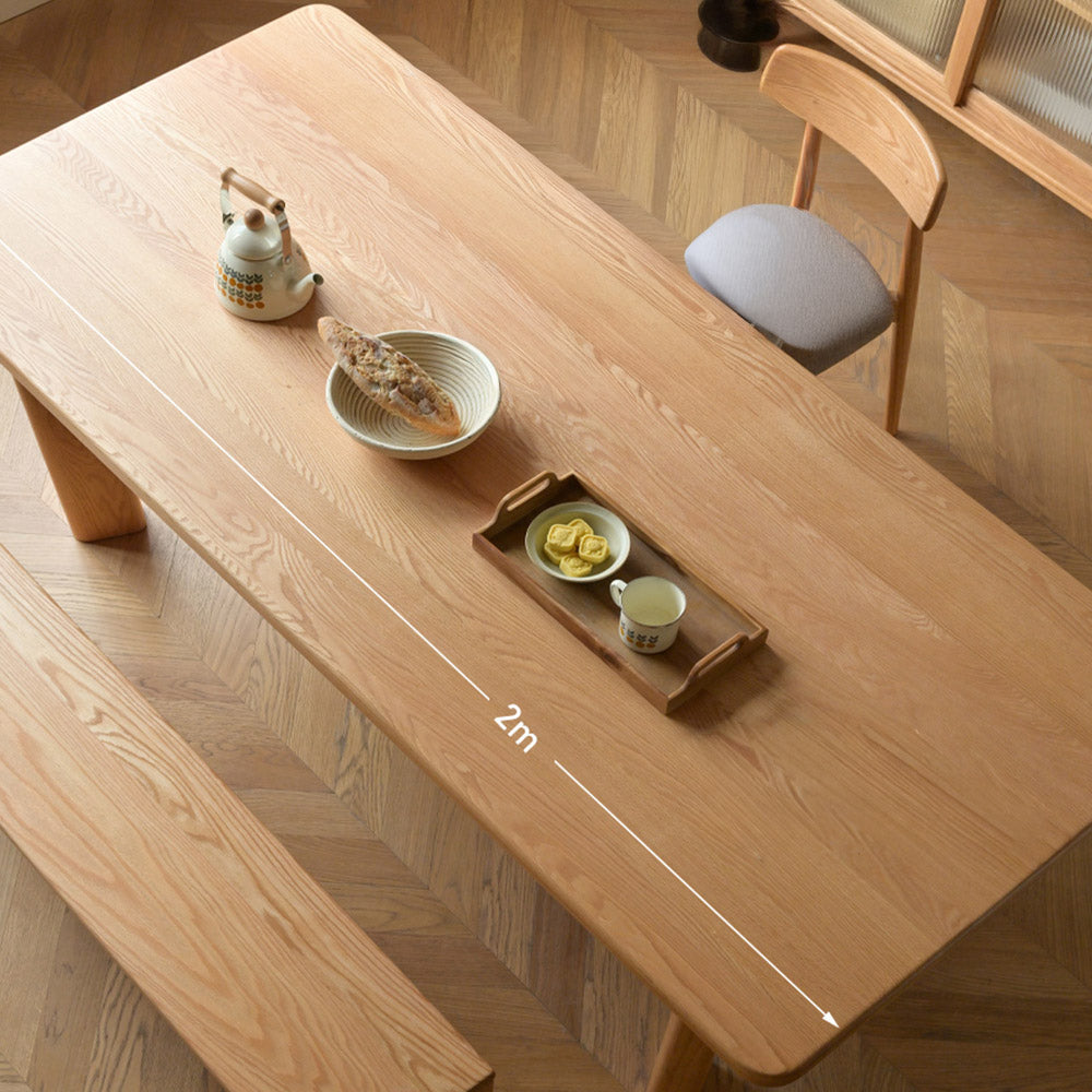 Cholet Natural Solid Oak Dining Table