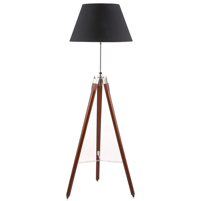 Classic Tripod Floor Lamp With Black Shade RTK1219