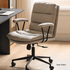 Colmar ergonomic comfort chair in grey colour suitable for office and bedroom
