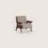 Colorado Houndstooth Fabric Leisure Armchair - Oak Furniture Store