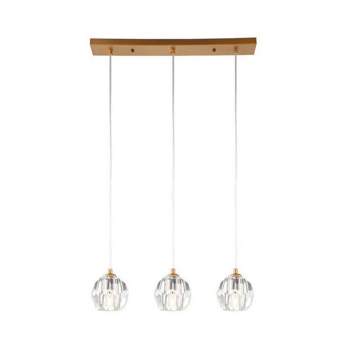 Contemporary Hanging Triple Pendant Light RSU4069