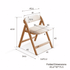 Coreses Natural Solid Oak Folding Chair