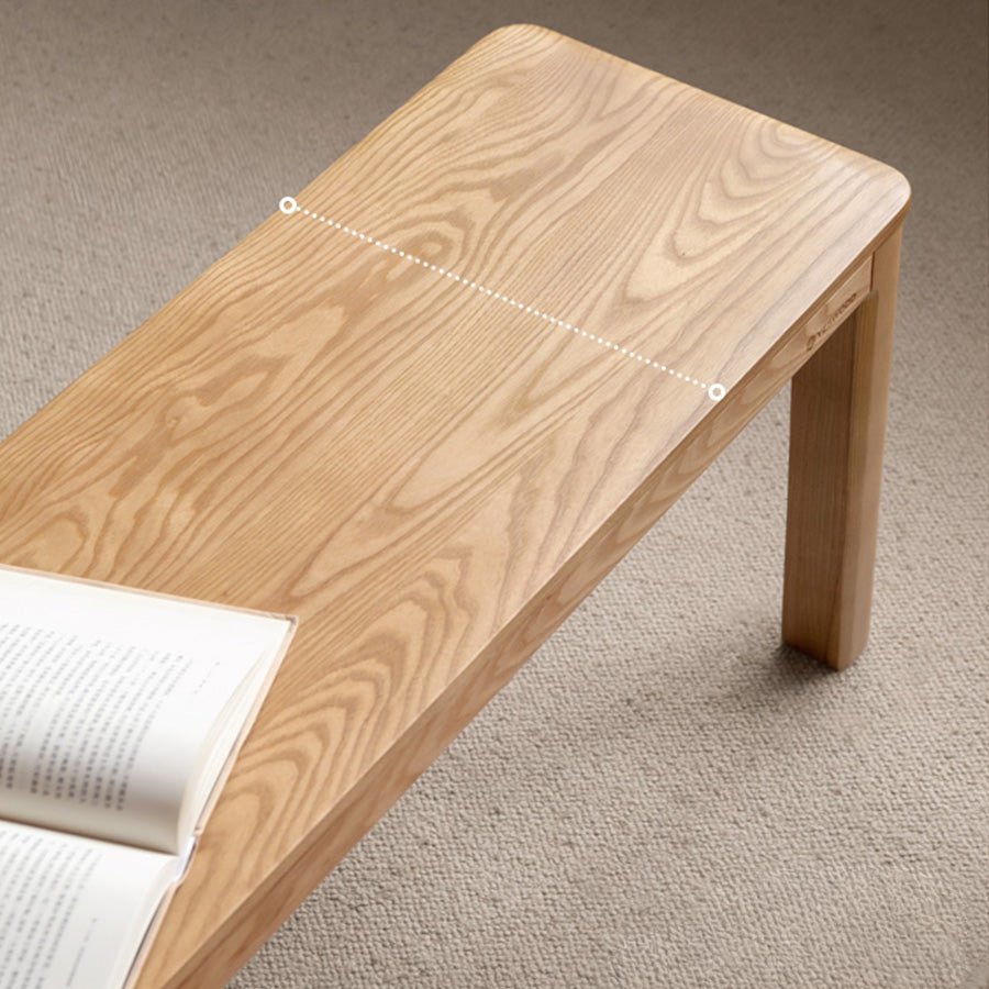 Cuba Natural Solid Ash Dining Bench | Oak Furniture Store
