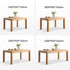 Cuba Natural Solid Ash Dining Table - Oak Furniture Store