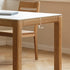 Cuba Natural Solid Ash Dining Table with Ceramic Top