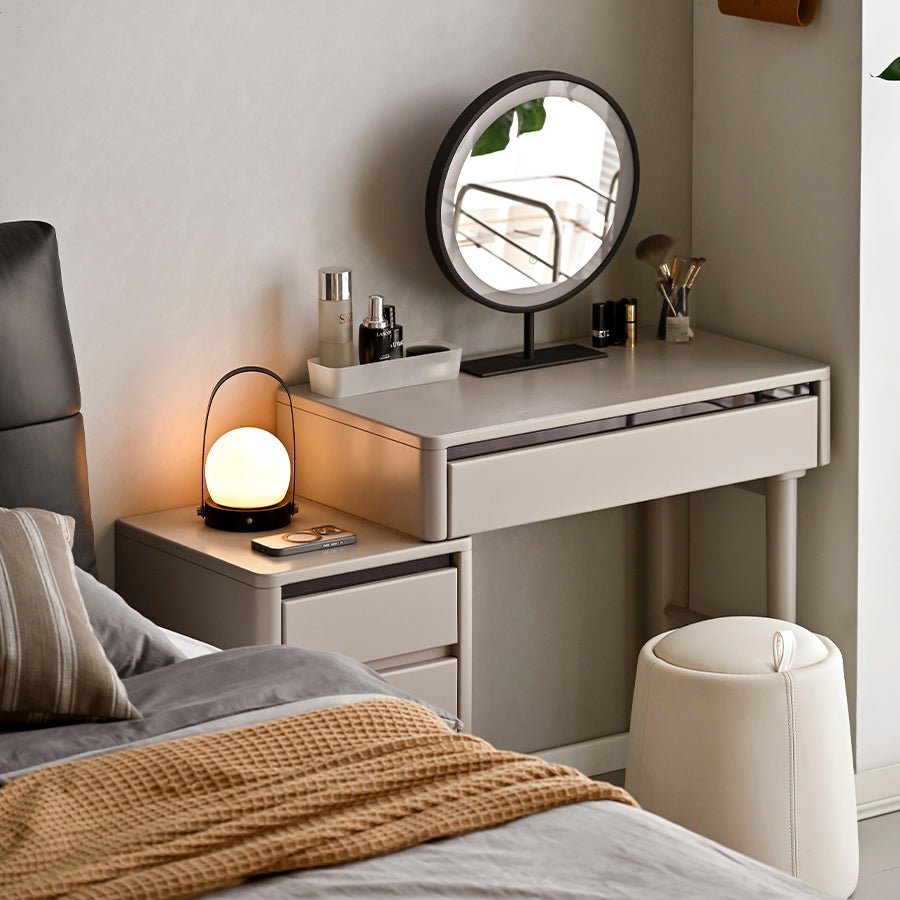 Daejeon Solid Tulip Poplar Extending Dressing Table | Oak Furniture Store