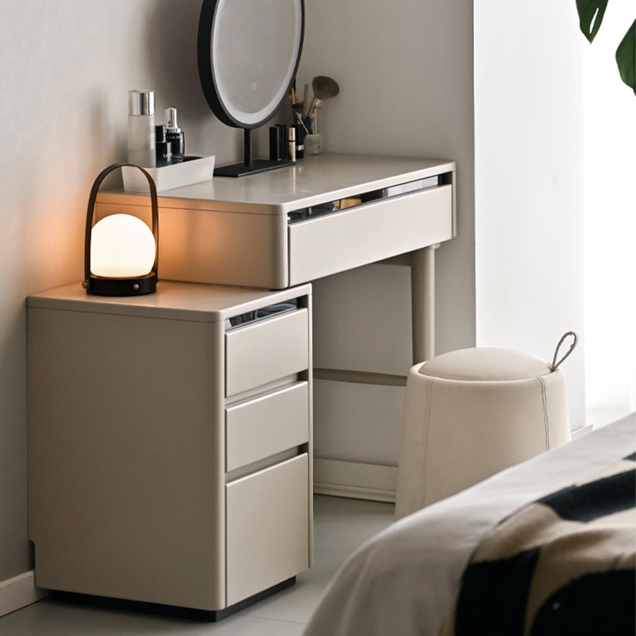 Daejeon Solid Tulip Poplar Extending Dressing Table | Oak Furniture Store