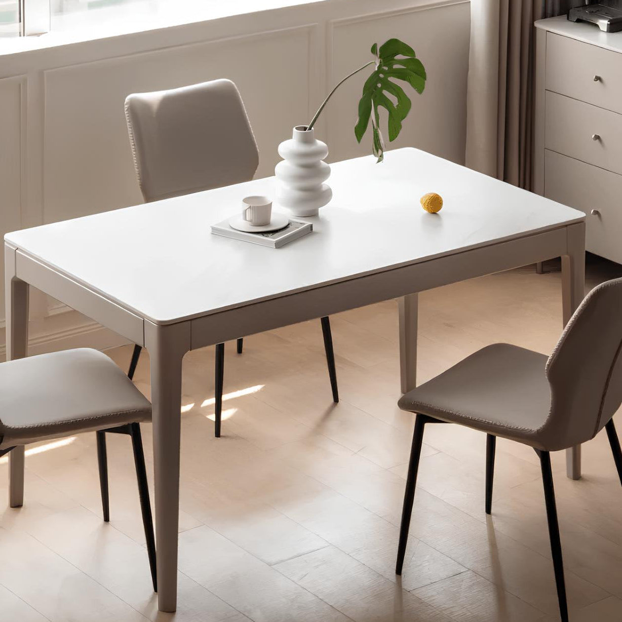 Daejeon Tulip Poplar Painted Dining Table