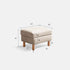 Delia Fabric Ottoman