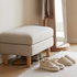 Delia Fabric Ottoman