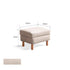 Delia Fabric Ottoman