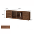 Derry Natural Solid Walnut Entertainment Unit