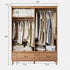 Dorno Solid Oak Wardrobe with Bottom Drawer - Oak Furniture Store