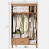 Dorno Solid Oak Wardrobe with Bottom Drawer - Oak Furniture Store