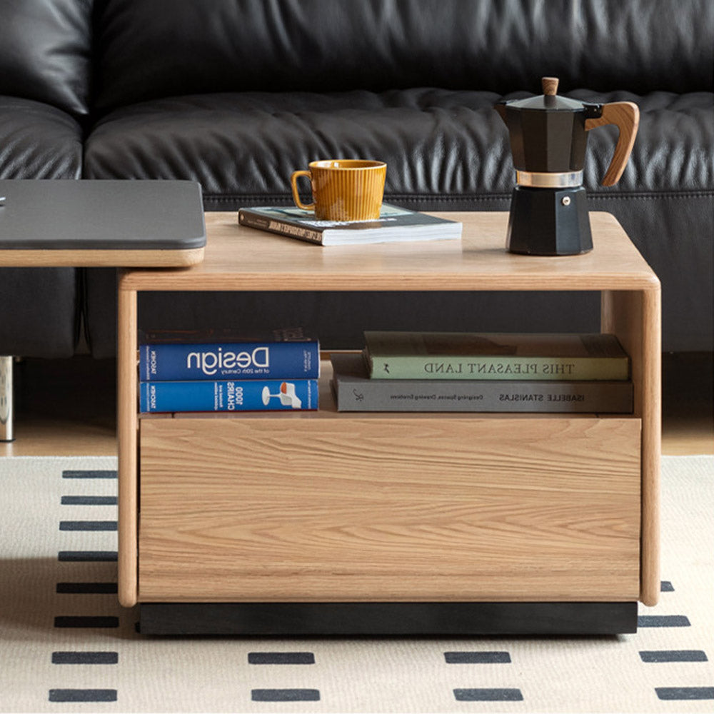 Empoli Natural Solid Ash Coffee Table Set