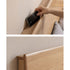 Endrinal Natural Solid Oak Bed Frame with Adjustable Headboard