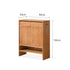 Enna Natural Solid Cherry Shoe Cabinet