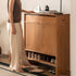 Enna Natural Solid Cherry Shoe Cabinet