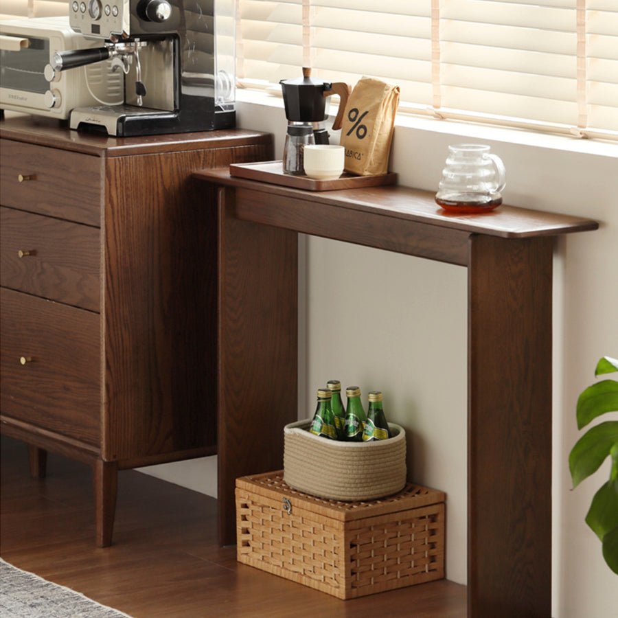 Ensta Solid Oak Console Table | Oak Furniture Store