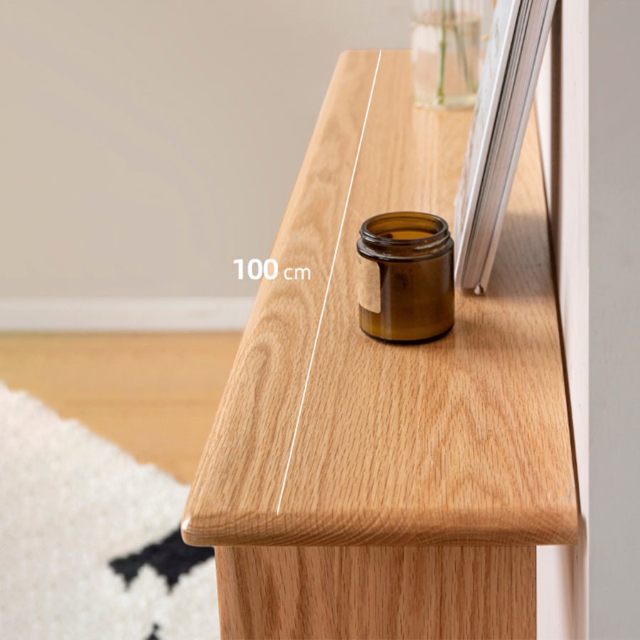 Ensta Solid Oak Console Table | Oak Furniture Store