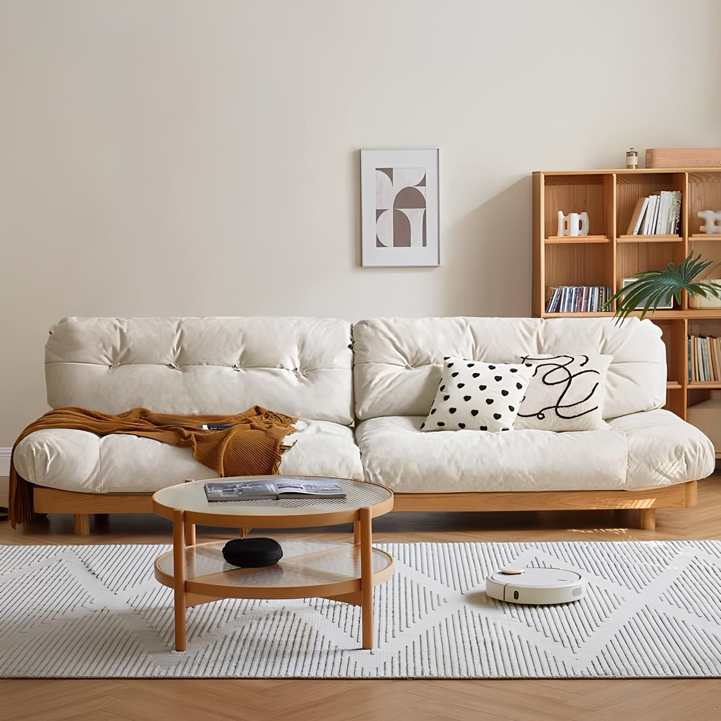 Essen Natural Solid Oak Sofa - Oak Furniture Store