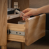 Felle Natural Solid Ash Bedside Table