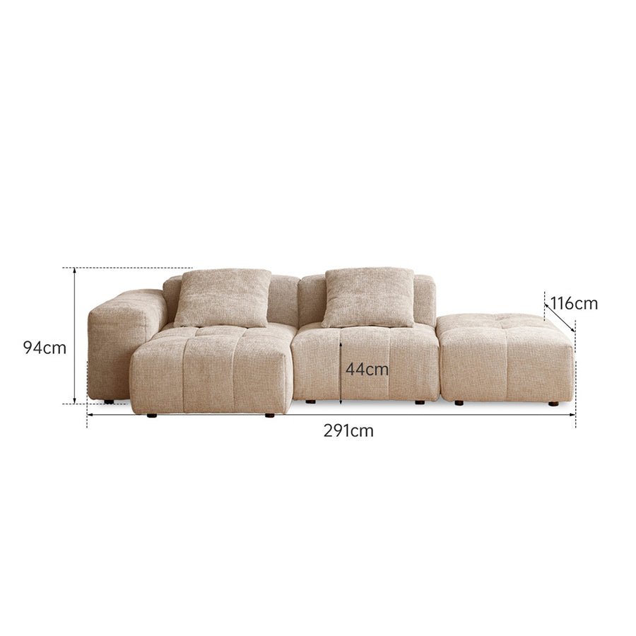 Foresto Modular Chenille Sofa | Oak Furniture Store